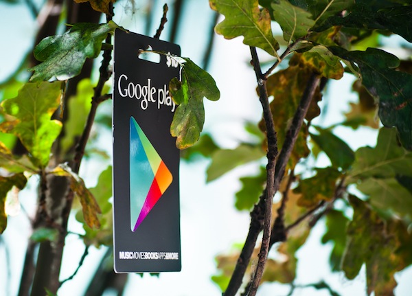 Le Gift Card per Google Play debuttano in Europa
