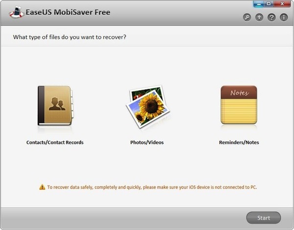 EaseUS MobiSaver: recuperare i dati rimossi da iPhone, iPad o iPod 
