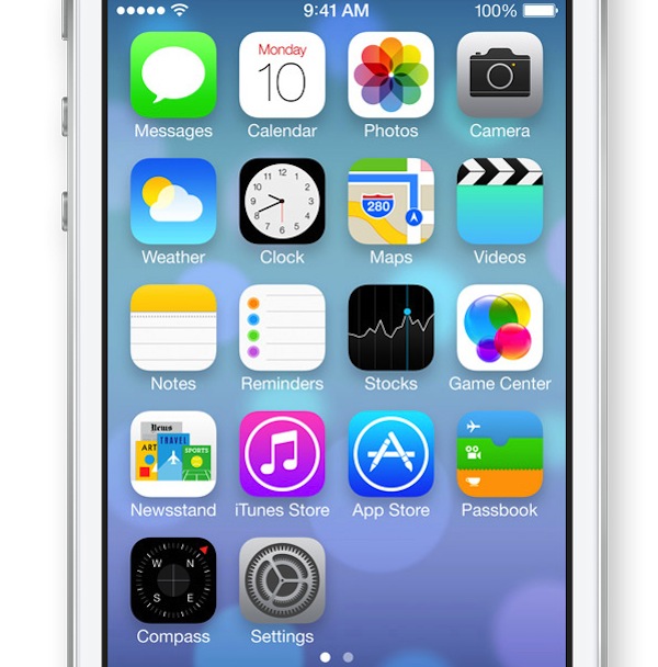 iOS 7 grafica non definitiva
