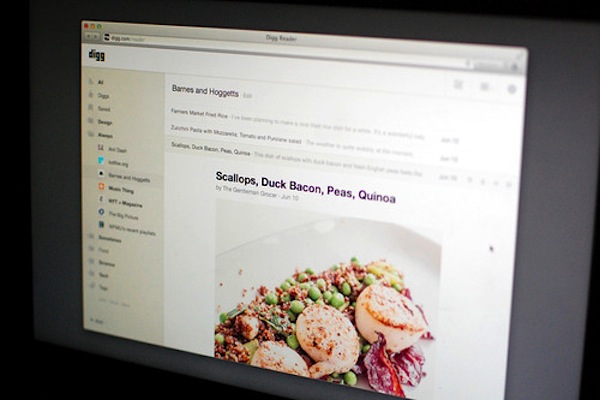 Digg annuncia il lancio di un suo feed reader