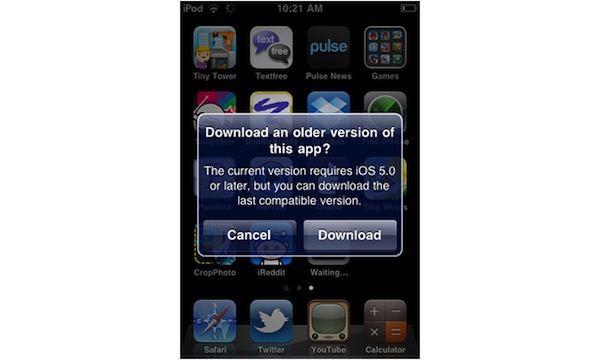 Apple abilita i legacy download da App Store