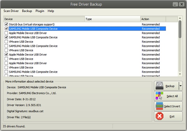 Free Driver Backup, fare il backup dei driver in modo semplicissimo