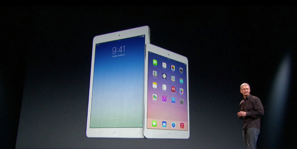 Apple, presentati i nuovi tablet iPad Air e iPad Mini Retina