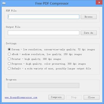 Free PDF Compressor, ridurre le dimensioni dei file PDF in modo semplicissimo 