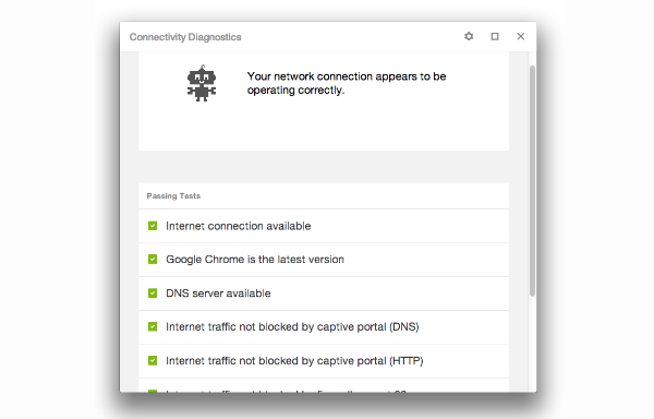 Come eseguire la diagnostica della connettività di rete con Chrome