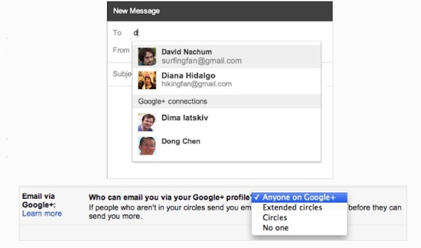 Google+ Gmail