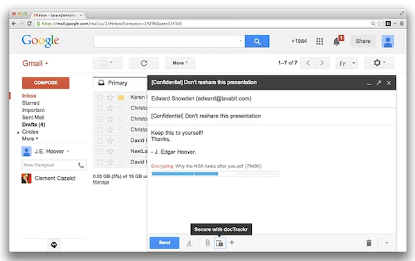 docTrackr, tracciare e distruggere gli allegati PDF di Gmail