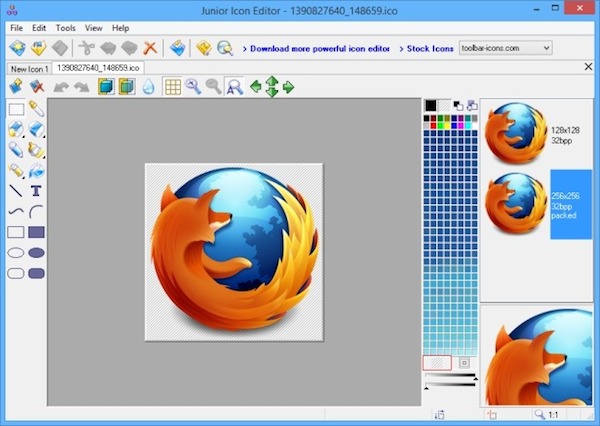 Junior Icon Editor, creare e modificare icone in modo semplicissimo