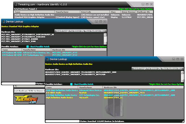 Hardware Identify, identificare tutti i componenti hardware del PC 