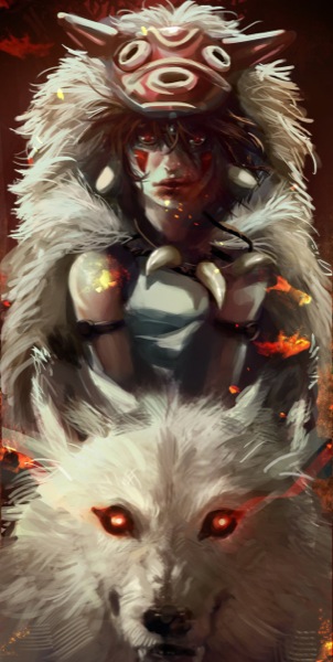 the_one_princess_to_rule_them_all___mononoke_wip__by_leopinheiro-d782ltn