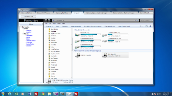 BrightExplorer, implementare la navigazione a schede a Windows Explorer