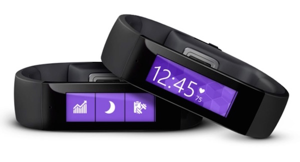 Screenshot di un'immagine di Microsoft Band presente sul sito web ufficiale