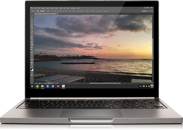Adobe e Google portano Photoshop sui Chromebook