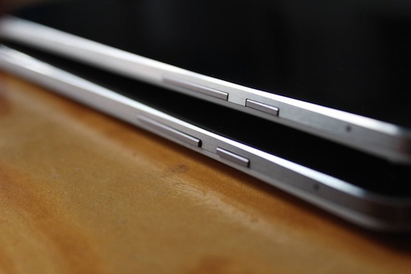 Foto dei pulsanti laterali della nuova versione di Nexus 9