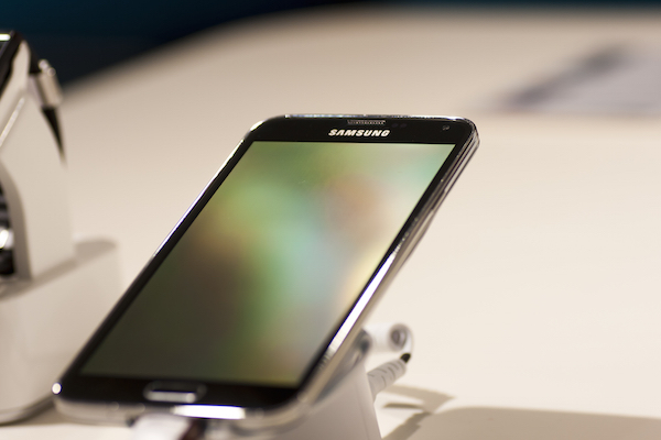 Foto che mostra il Samsung Galaxy S5