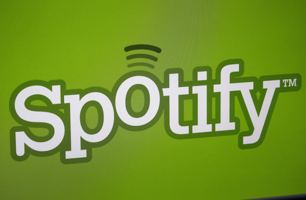 Foto che mostra il logo di Spotify