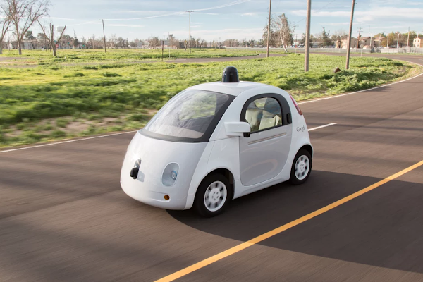 Foto di una Google self-driving car