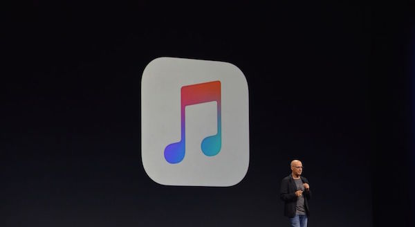 Foto della presentazione di Apple Music durante la WWDC 2015