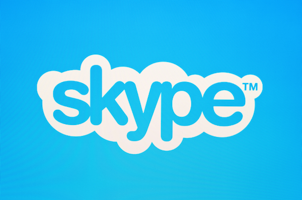 Foto che mostra il logo di Skype