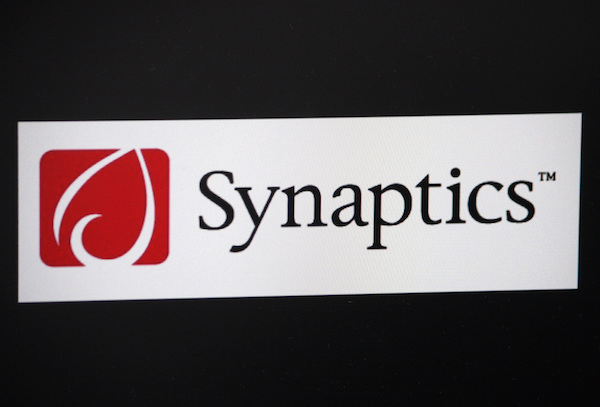Foto che mostra il logo di Synaptics