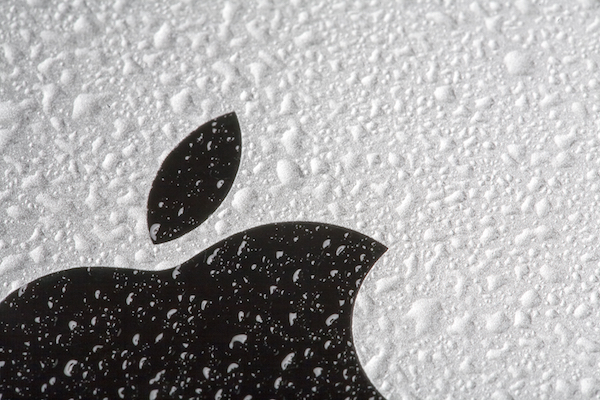 Foto che mostra il logo Apple