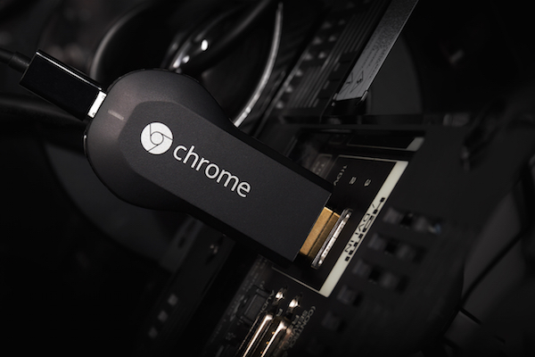 Foto che mostra Chromecast di Google