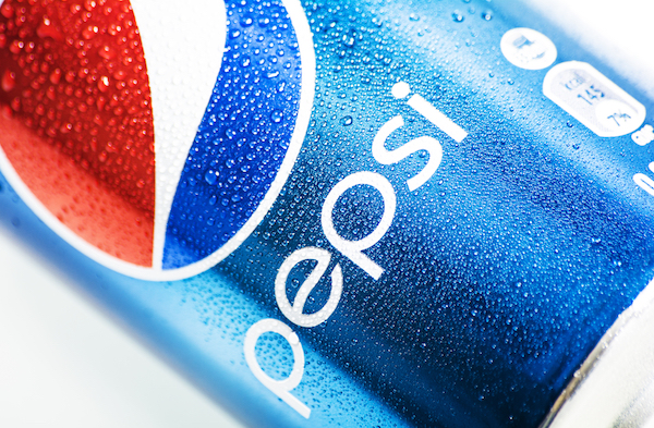 Foto di una lattina Pepsi