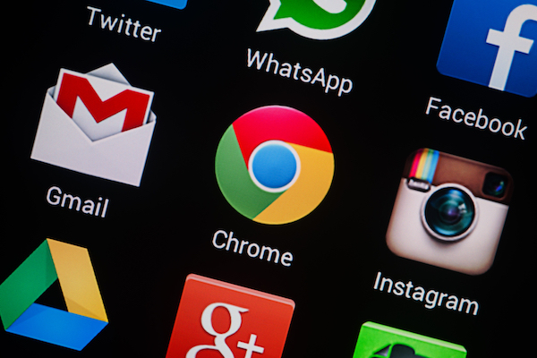 Foto dell'icona di Google Chrome su Android