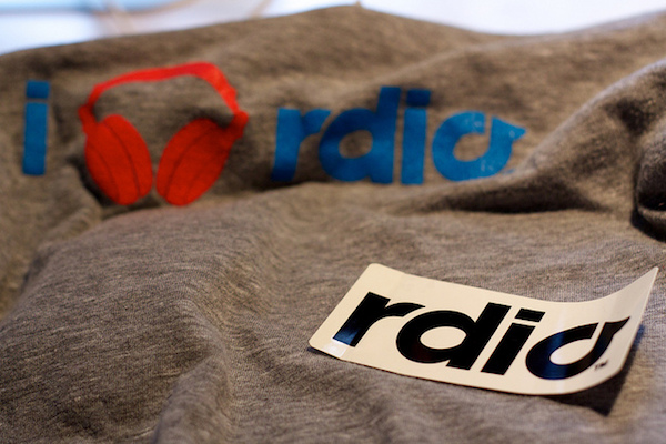 Foto che mostra il logo di Rdio