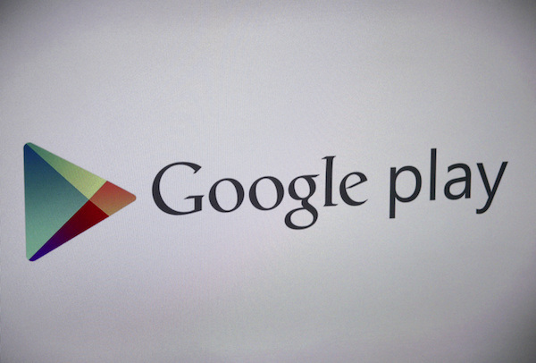 Foto che mostra il logo di Google Play