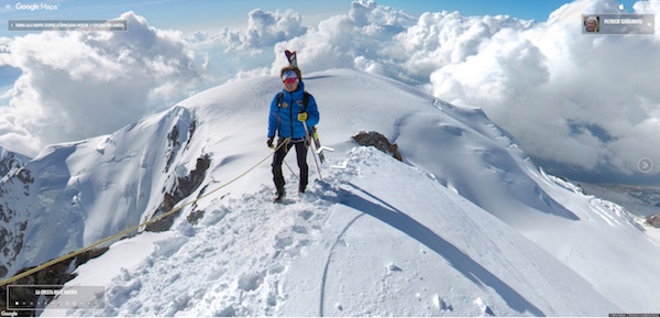 Google Street View Monte Bianco